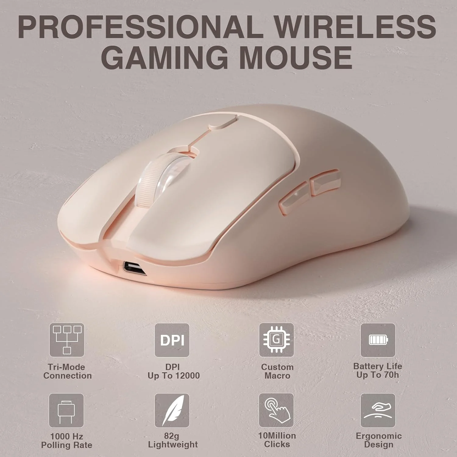 Gaming Esports Esports - AULA SC580X Mouse Gaming Nirkabel Tri-mode