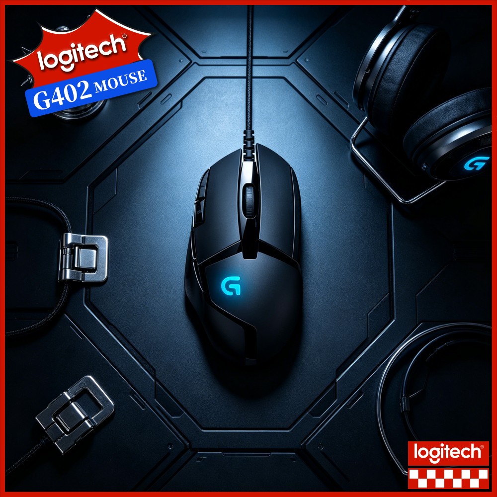 Esports Gaming Training - Mouse Gaming Logitech G402 dengan Chipset