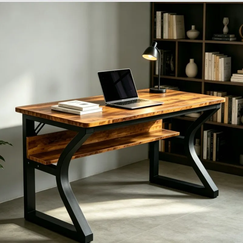 Esports Gaming Table - Meja Komputer Besi Tempa Retro Gaya