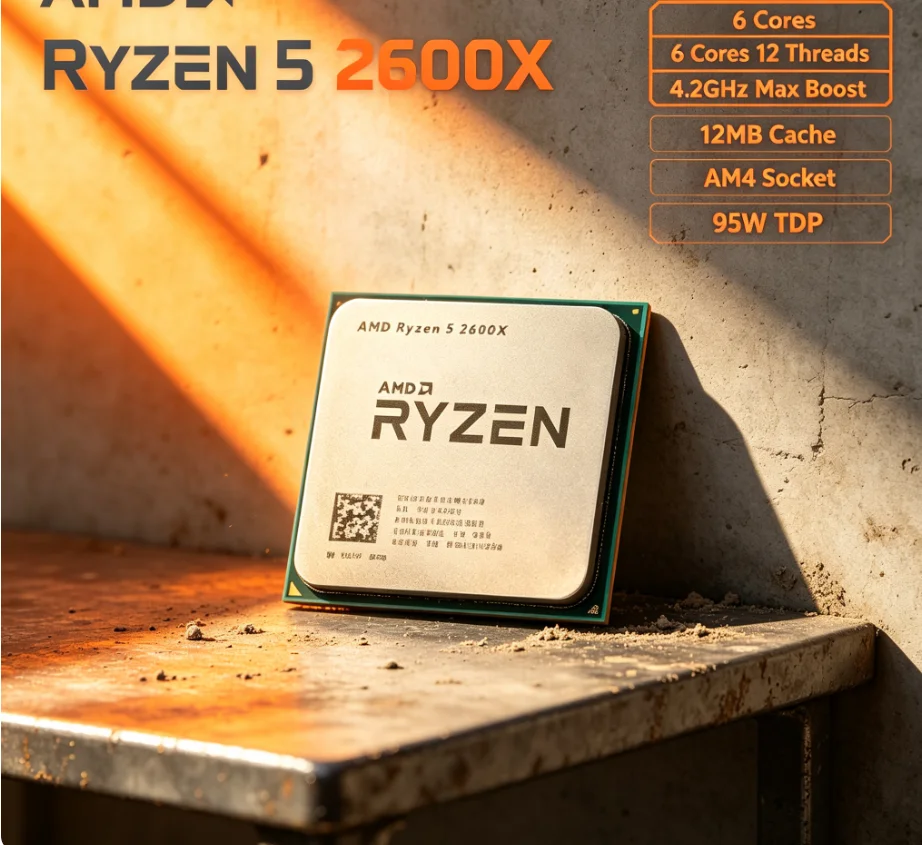 Gaming Esports Esports - Prosesor Desktop AMD R5 2600X 12nm
