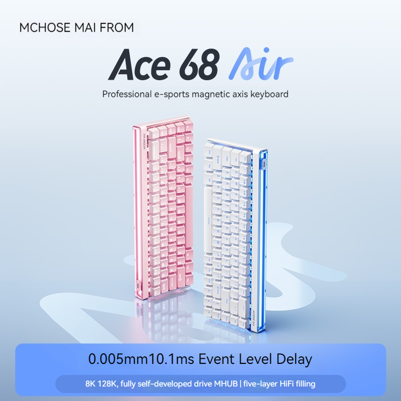 Gaming Esports Esports - Keyboard Mekanik Mchose Ace68 Air Magnetic