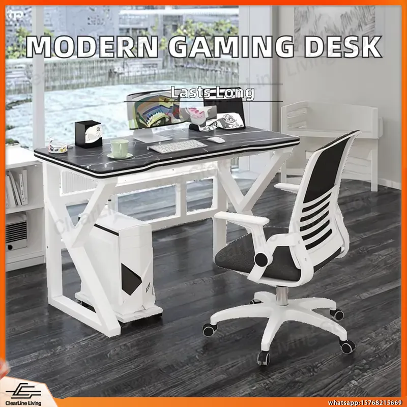Esports And Gaming Management - Meja Gaming RGB LED dengan Lampu,