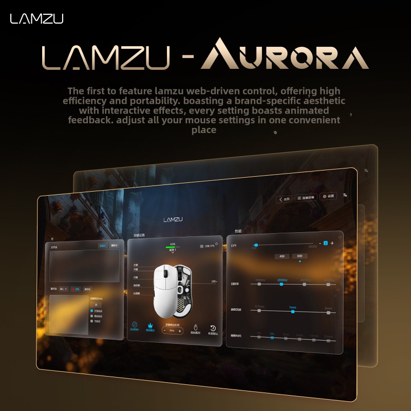 LAMZU Mouse Gaming Nirkabel 8K - Esports Gaming Tournaments ulasan dan harga