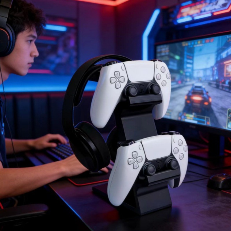 Stand Terintegrasi Headphone d - Esports Gaming Controller ulasan dan harga