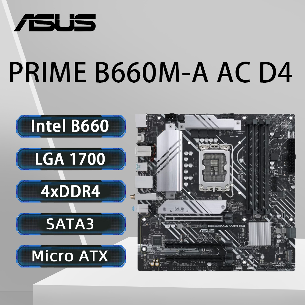 ASUS PRIME B660M-A AC D4 Mothe - Intel Cpu Core I9 ulasan dan harga
