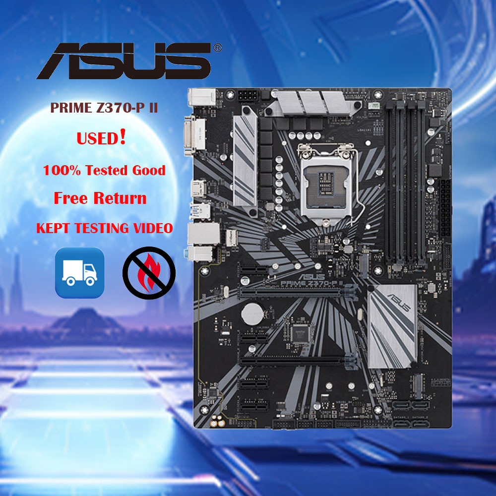 LGA 1151 Asus PRIME Z370-P II  - Intel Cpu Core I9 ulasan dan harga