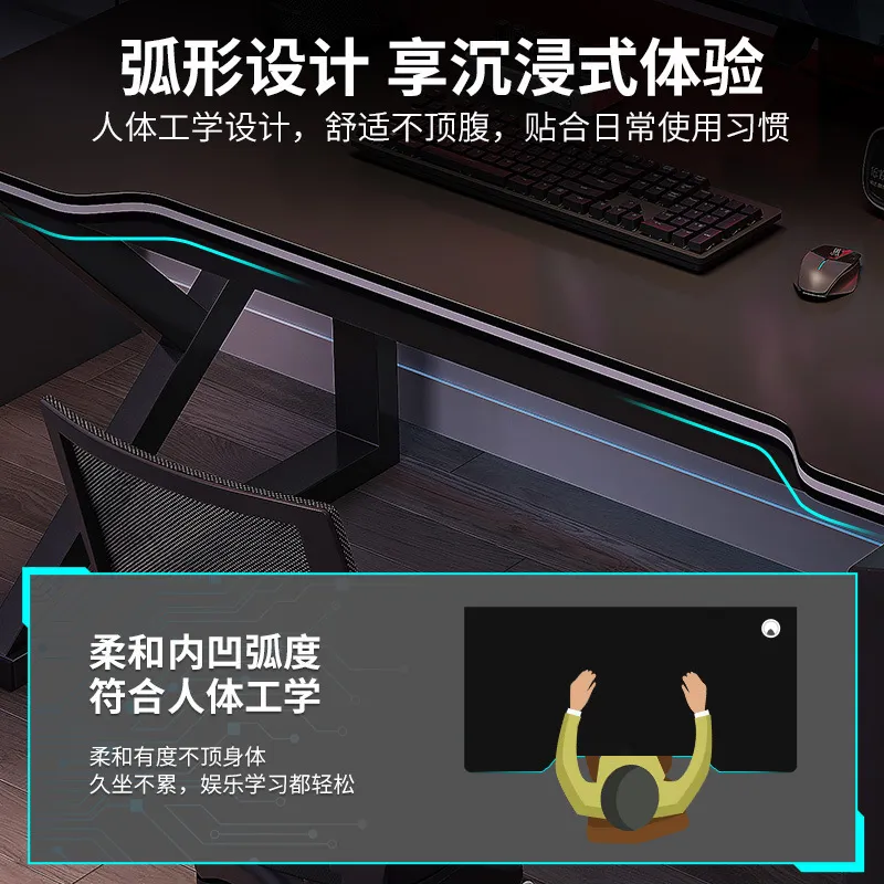 Meja Komputer Ganda Modern Sed - Esports Gaming Table ulasan dan harga