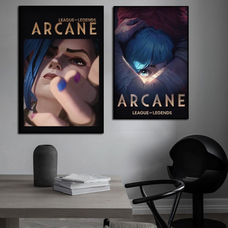 Poster Close-Up Arcane Jinx Ta - Esports Y Gaming ulasan dan harga