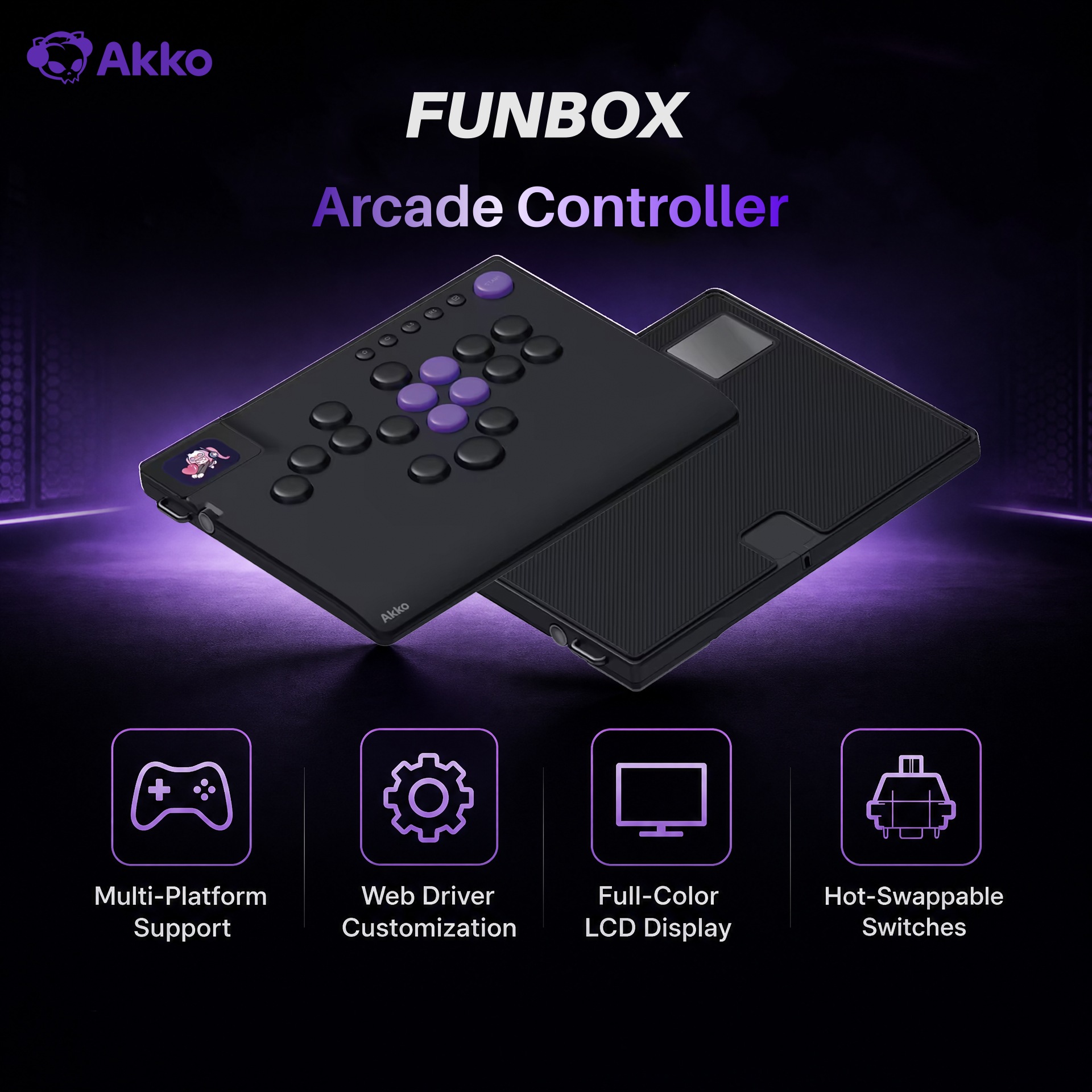 Akko FUNBOX Magnetic Leverless - Esports Gaming Controller ulasan dan harga