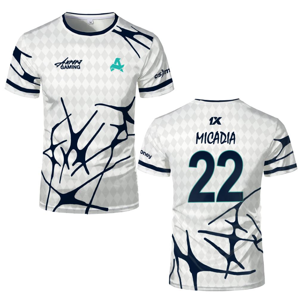 Kaos Jersey Tim Esports Aurora - Esports Gaming Training ulasan dan harga