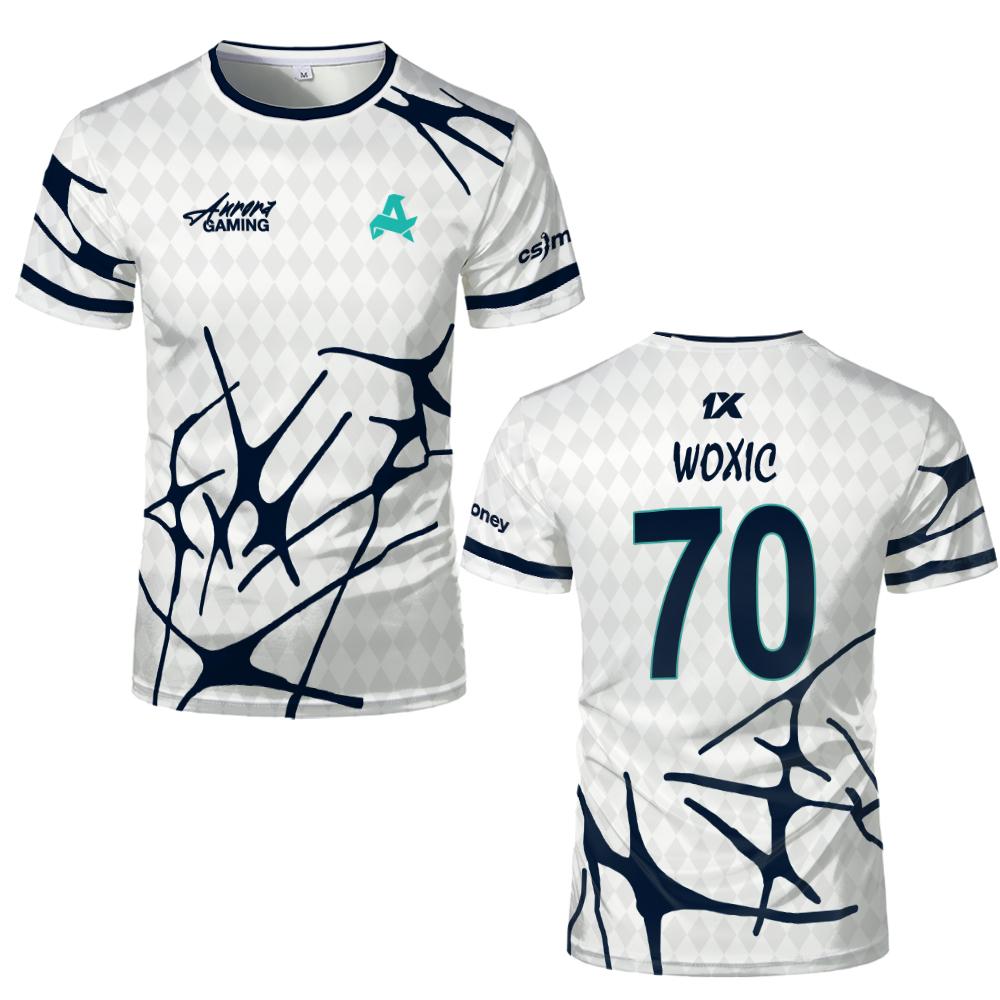 Kaos Jersey Tim Esports Aurora - Esports Gaming Training ulasan dan harga