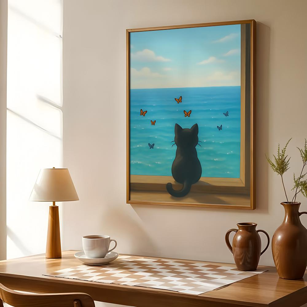 Poster Kucing di Pantai Seni D - Esports And Gaming Lounge ulasan dan harga