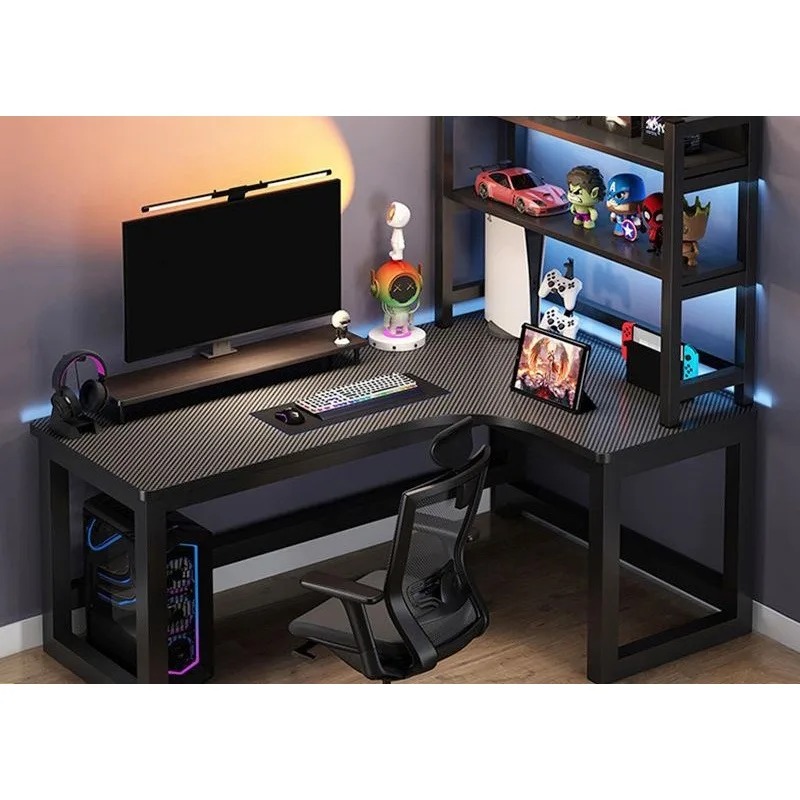 Meja Gaming Komputer Bentuk L  - Esports Gaming Table ulasan dan harga