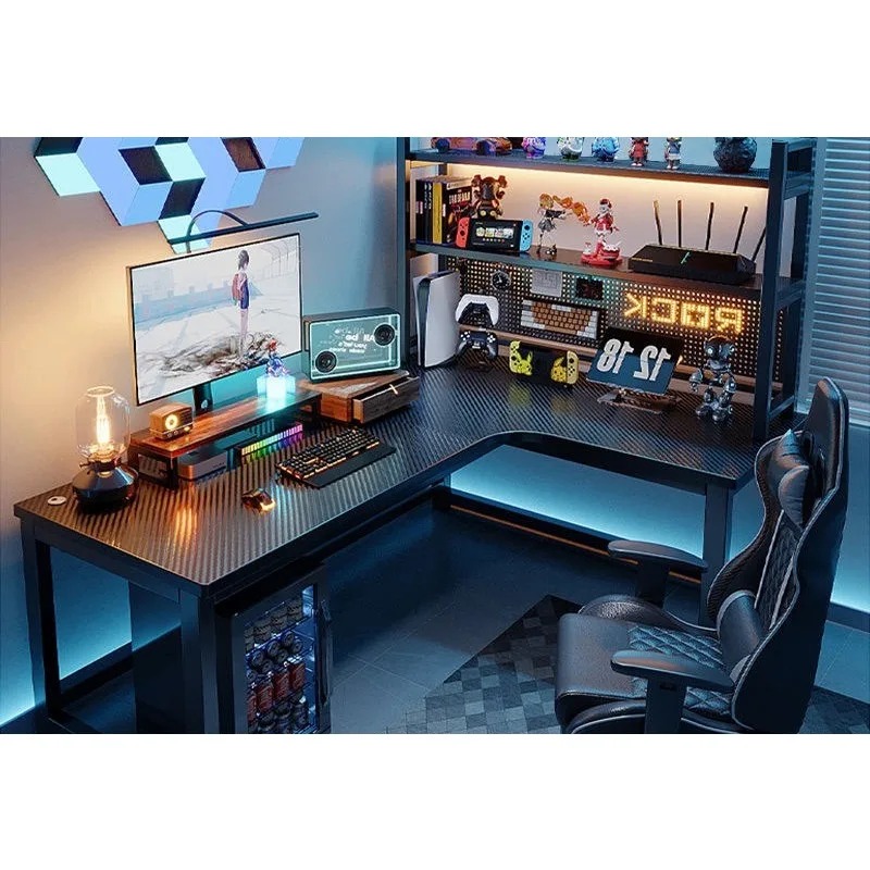 Meja Gaming Komputer Bentuk L  - Esports Gaming Table ulasan dan harga